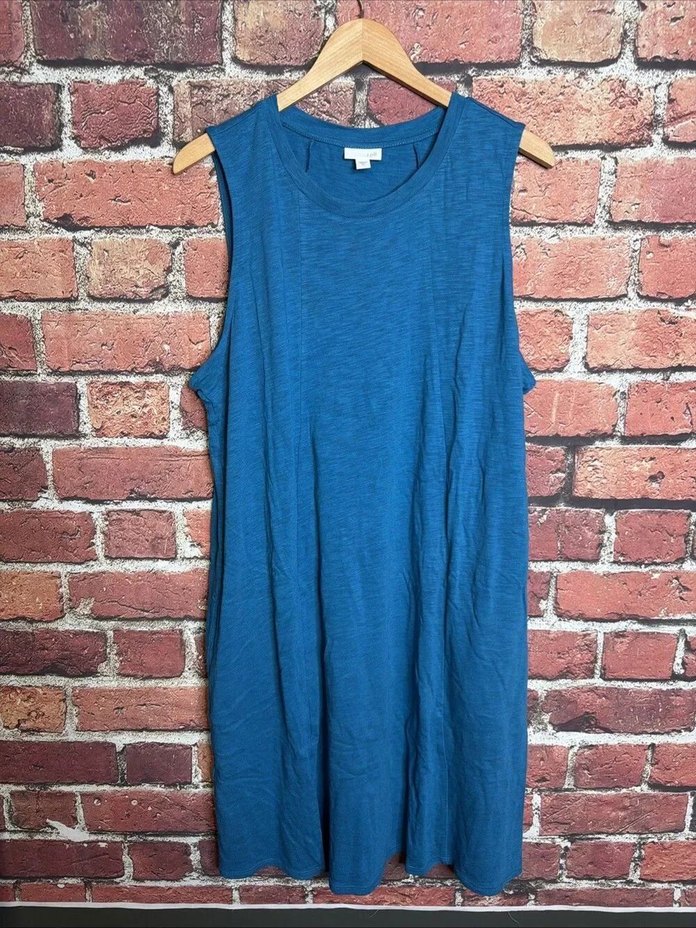 J Jill Pima Modal Maxi Jersey Tank Dress Women XL Stretch Soft Beach Resort